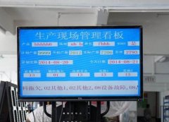 电子行业智能化液晶电子看板在工业生产中的应用